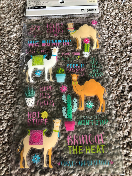 LLAMA FUN - RECOLLECTIONS STICKERS
