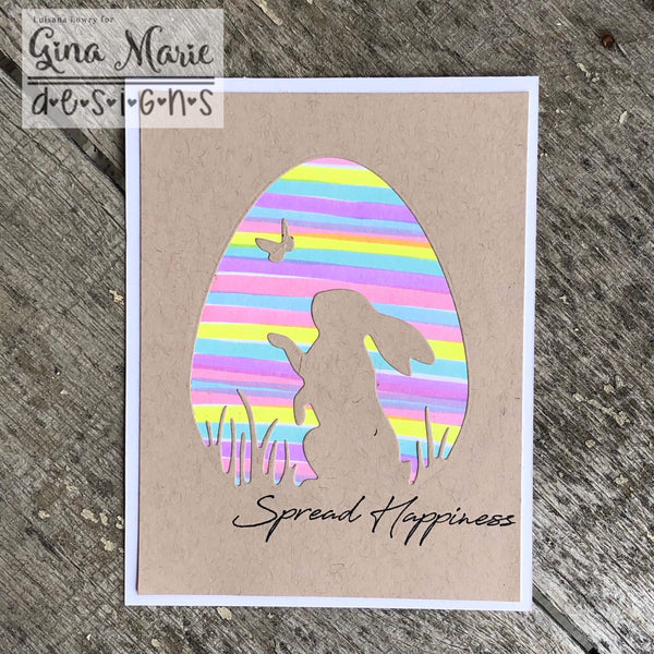 BUNNY EGG SCENE DIE SET - Gina Marie Designs