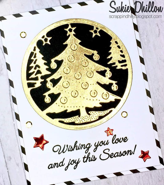 CUT IN CUT OUT CHRISTMAS TREE DIE SET - Gina Marie Designs