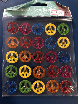 PEACE SIGNS REPEATS - Jolee's Boutique Stickers