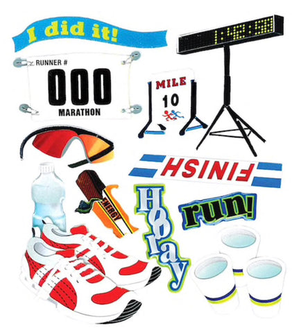 MARATHON RUNNER - Jolee's Boutique Stickers