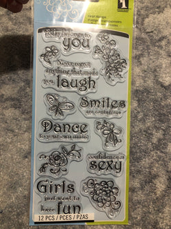 THOUGHTS FOR THE DAY - INKADINKADO CLEAR STAMPS