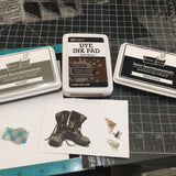 MILITARY BOOTS - GINA MARIE DESIGNS PHOTOPOLYMER CLEAR STAMPS