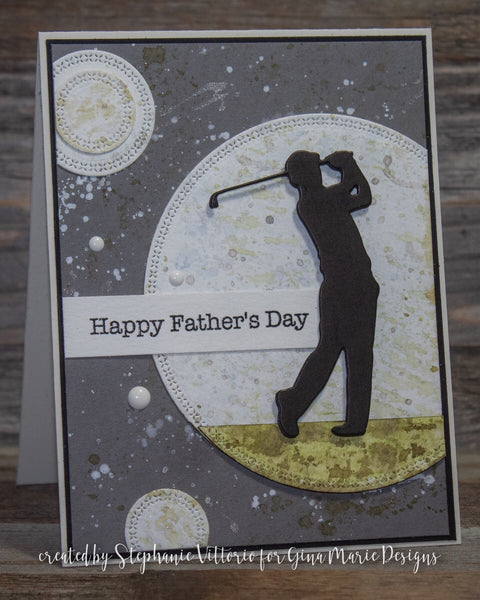 BACK SWING GOLFER DIE SET - Gina Marie Designs