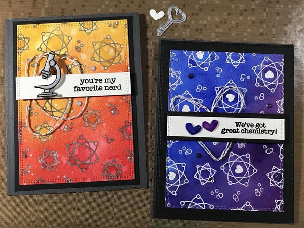 SCIENCE NERD STAMP SET - Gina Marie Designs