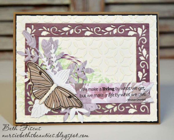 FLORAL FRAME DIE SET - Gina Marie Designs