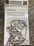 DOG TWIST TIES - CLEAR STAMPS AND DIES ART IMPRESSIONS BONNIE KREBS