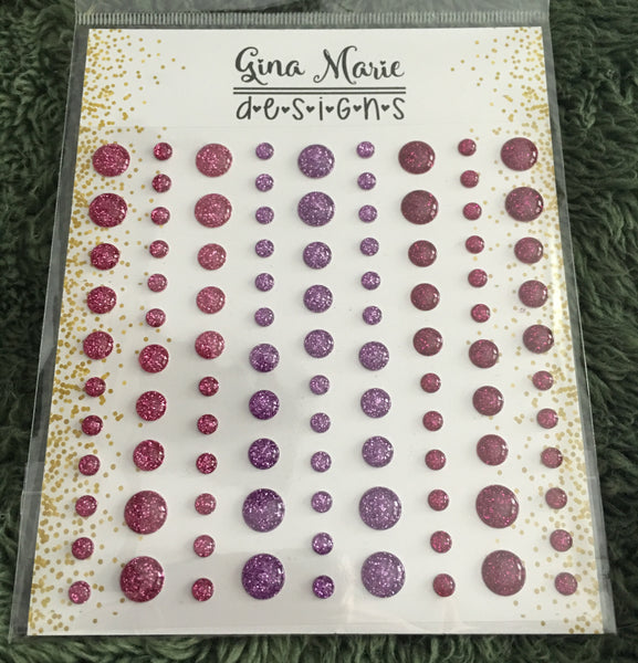 GIRLY GIRL SPARKLE ENAMEL DOTS - Gina Marie Designs
