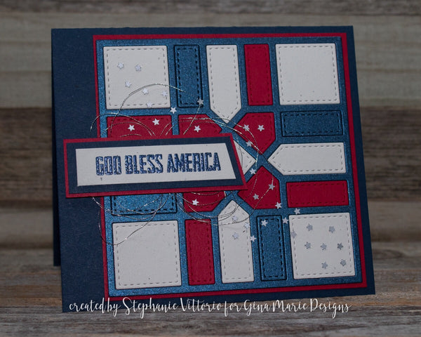 QUILT DIE #12 BLOCKS & LINES DIE - Gina Marie Designs