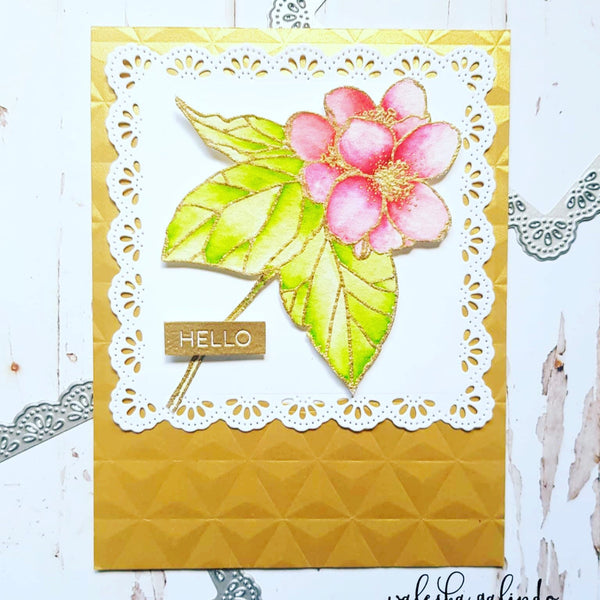 FRILLY LACE NESTED SQUARE DIE SET - Gina Marie Designs