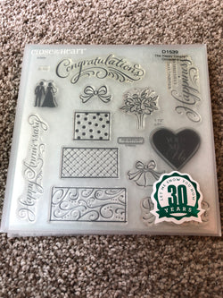 THE HAPPY COUPLE - CLOSE TO MY HEART CLEAR STAMPS