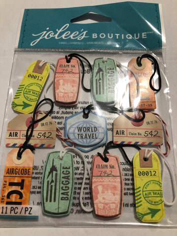 TRAVEL TAGS REPEATS - Jolee's Boutique Stickers