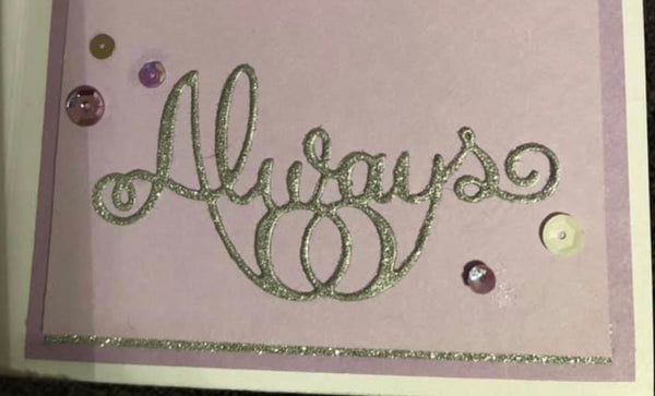 YEAR END SALE - ALWAYS WORD DIE - Gina Marie Designs