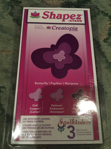 BUTTERFLY SHAPEZ SPELLBINDERS DIES