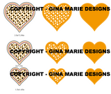CUT IN CUT OUT HEART DIE SET - Gina Marie Designs