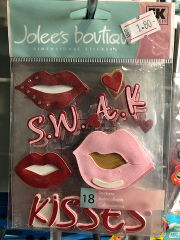 SWEET KISS - Jolee's Boutique Stickers