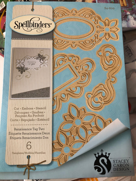 SPELLBINDERS - RENAISSANCE TAG TWO DIE SET
