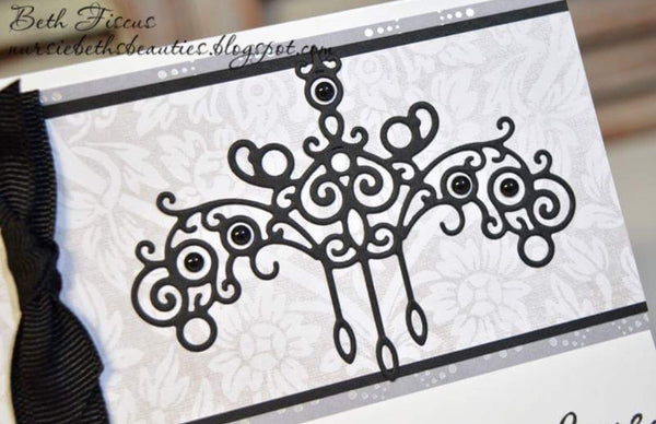 CHANDELIER FLOURISH DIE - GINA MARIE DESIGNS