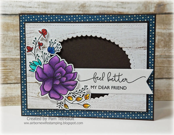 PEEKABOO OVAL DIE SET - Gina Marie Designs