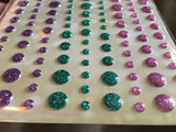UNICORN SPARKLE GLITTER STYLE ENAMEL DOTS - Gina Marie Designs