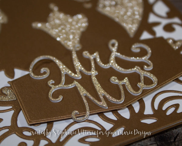 MR & MRS WORD DIE - Gina Marie Designs