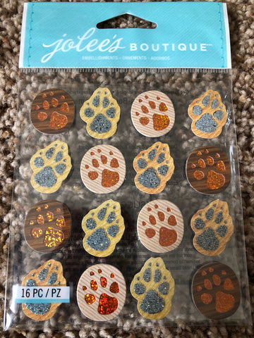 ANIMAL TRACKS REPEATS - Jolee's Boutique Stickers