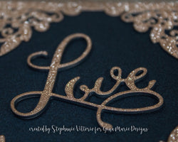 LOVE WORD DIE - Gina Marie Designs