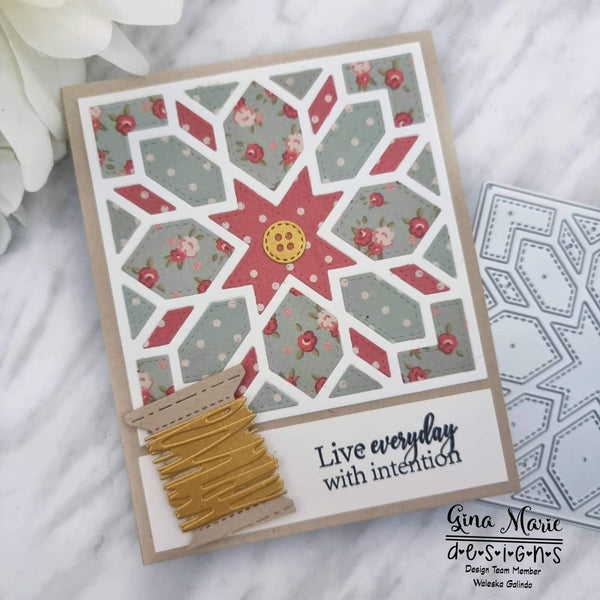 PATCHWORK QUILT DIE #18 - GINA MARIE DESIGNS