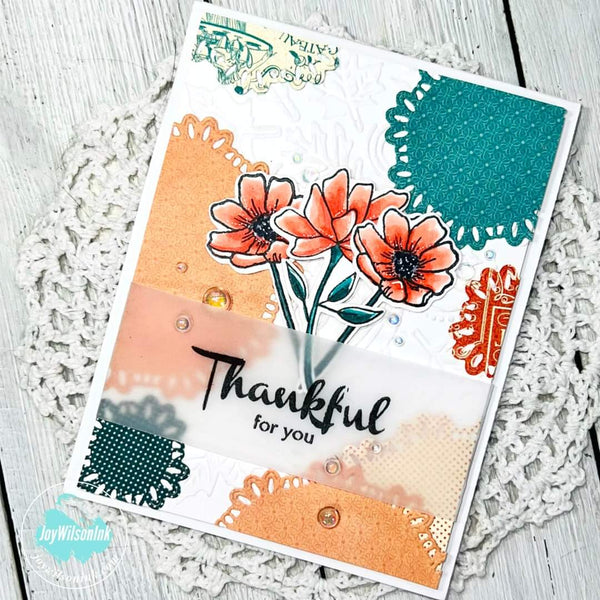 FEATHERED LACE CIRCLE DIES - Gina Marie Designs