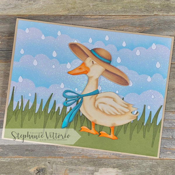 DUCK UMBRELLA GULASHES PUDDLE DIE SET - GINA MARIE DESIGNS