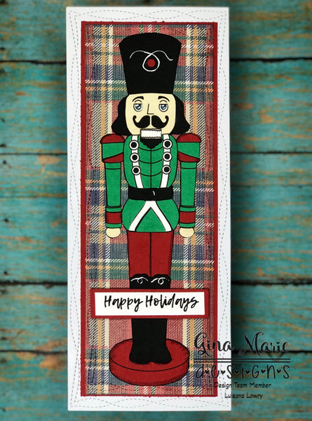 WONKY STITCHED RECTANGLES SLIMLINE SLIM LINE DIE SET - GINA MARIE DESIGNS
