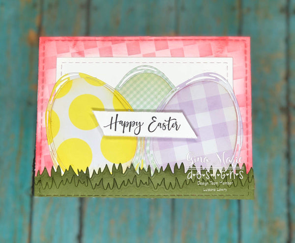 SWIRLY EGG WREATH DIE - GINA MARIE DESIGNS