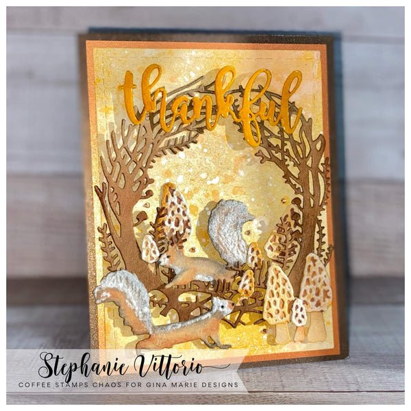 MUSHROOM FOREST DIE - GINA MARIE DESIGNS