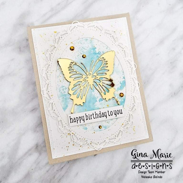 FILIGREE LACE OVAL DIE SET - GINA MARIE DESIGNS