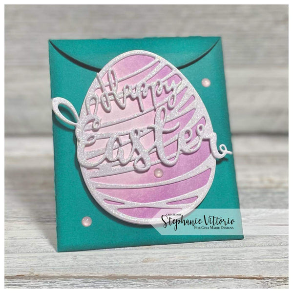 HAPPY EASTER WORD DIES - GINA MARIE DESIGNS