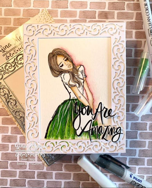 FLOURISH FRAME DIE SET - Gina Marie Designs