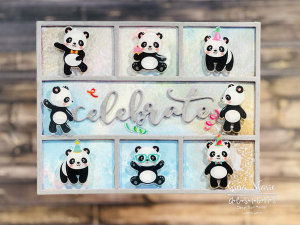 7 WINDOW A2 PLATE DIE - Gina Marie Designs