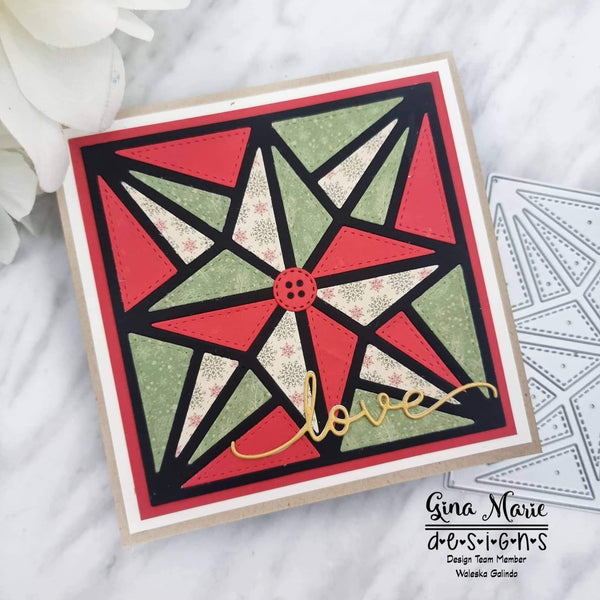 COMPASS STAR QUILT DIE #19 - GINA MARIE DESIGNS