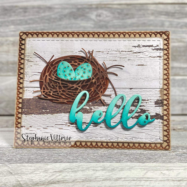 BIRD NEST DIE SET - GINA MARIE DESIGNS